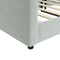 vidaXL - Slaapbank - 90x200 - cm - fluweel - lichtgrijs