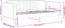 vidaXL - Slaapbank - 90x200 - cm - fluweel - roze