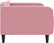 vidaXL - Slaapbank - 90x200 - cm - fluweel - roze