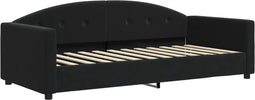 vidaXL - Slaapbank - 90x200 - cm - fluweel - zwart