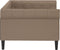 vidaXL - Slaapbank - 90x200 - cm - kunstleer - cappuccinokleurig