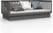 vidaXL - Slaapbank - 90x200 - cm - massief - grenenhout - grijs
