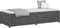 vidaXL - Slaapbank - 90x200 - cm - massief - grenenhout - grijs