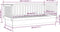 vidaXL - Slaapbank - 90x200 - cm - massief - grenenhout - grijs