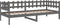 vidaXL - Slaapbank - 90x200 - cm - massief - grenenhout - grijs