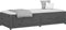 vidaXL - Slaapbank - 90x200 - cm - massief - grenenhout - grijs