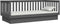 vidaXL - Slaapbank - 90x200 - cm - massief - grenenhout - grijs