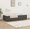 vidaXL - Slaapbank - 90x200 - cm - massief - grenenhout - grijs