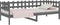 vidaXL - Slaapbank - 90x200 - cm - massief - grenenhout - grijs