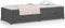 vidaXL - Slaapbank - 90x200 - cm - massief - grenenhout - grijs