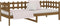 vidaXL - Slaapbank - 90x200 - cm - massief - grenenhout - honingbruin