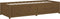 vidaXL - Slaapbank - 90x200 - cm - massief - grenenhout - honingbruin