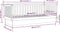 vidaXL - Slaapbank - 90x200 - cm - massief - grenenhout - honingbruin
