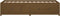 vidaXL - Slaapbank - 90x200 - cm - massief - grenenhout - honingbruin