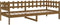 vidaXL - Slaapbank - 90x200 - cm - massief - grenenhout - honingbruin