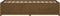 vidaXL - Slaapbank - 90x200 - cm - massief - grenenhout - honingbruin