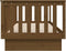vidaXL - Slaapbank - 90x200 - cm - massief - grenenhout - honingbruin