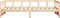 vidaXL - Slaapbank - 90x200 - cm - massief - grenenhout - naturel