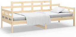 vidaXL - Slaapbank - 90x200 - cm - massief - grenenhout