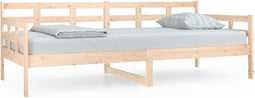 vidaXL - Slaapbank - 90x200 - cm - massief - grenenhout