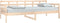 vidaXL - Slaapbank - 90x200 - cm - massief - grenenhout