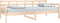 vidaXL - Slaapbank - 90x200 - cm - massief - grenenhout