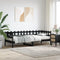 vidaXL - Slaapbank - 90x200 - cm - massief - grenenhout - zwart