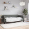 vidaXL - Slaapbank - 90x200 - cm - stof - donkergrijs