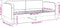 vidaXL - Slaapbank - 90x200 - cm - stof - donkergrijs