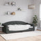 vidaXL - Slaapbank - 90x200 - cm - stof - donkergrijs