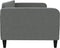 vidaXL - Slaapbank - 90x200 - cm - stof - donkergrijs