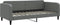 vidaXL - Slaapbank - 90x200 - cm - stof - donkergrijs