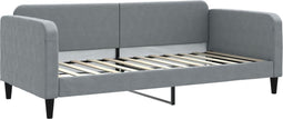 vidaXL - Slaapbank - 90x200 - cm - stof - lichtgrijs