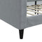 vidaXL - Slaapbank - 90x200 - cm - stof - lichtgrijs