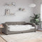 vidaXL - Slaapbank - 90x200 - cm - stof - taupe