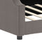 vidaXL - Slaapbank - 90x200 - cm - stof - taupe