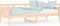 vidaXL - Slaapbank - massief - grenenhout - 80x200 - cm
