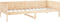 vidaXL - Slaapbank - massief - grenenhout - 80x200 - cm