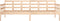 vidaXL - Slaapbank - massief - grenenhout - 80x200 - cm