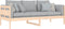 vidaXL - Slaapbank - massief - grenenhout - 80x200 - cm