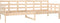 vidaXL - Slaapbank - massief - grenenhout - 80x200 - cm