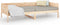 vidaXL - Slaapbank - massief - grenenhout - 80x200 - cm