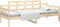 vidaXL - Slaapbank - massief - grenenhout - 80x200 - cm