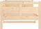 vidaXL - Slaapbank - massief - grenenhout - 90 - x - 200 - cm