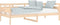 vidaXL - Slaapbank - massief - grenenhout - 90 - x - 200 - cm