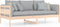 vidaXL - Slaapbank - massief - grenenhout - 90 - x - 200 - cm