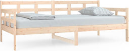 vidaXL - Slaapbank - massief - grenenhout - 90x190 - cm