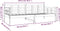 vidaXL - Slaapbank - massief - grenenhout - 90x190 - cm