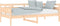 vidaXL - Slaapbank - massief - grenenhout - 90x190 - cm