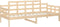 vidaXL - Slaapbank - massief - grenenhout - 90x190 - cm
